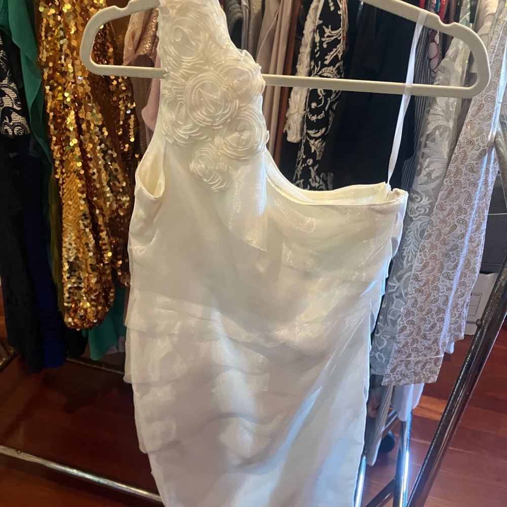 London Times Cream Dress